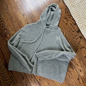 Jenni Kayne Cashmere Fisherman Hoodie - Gray